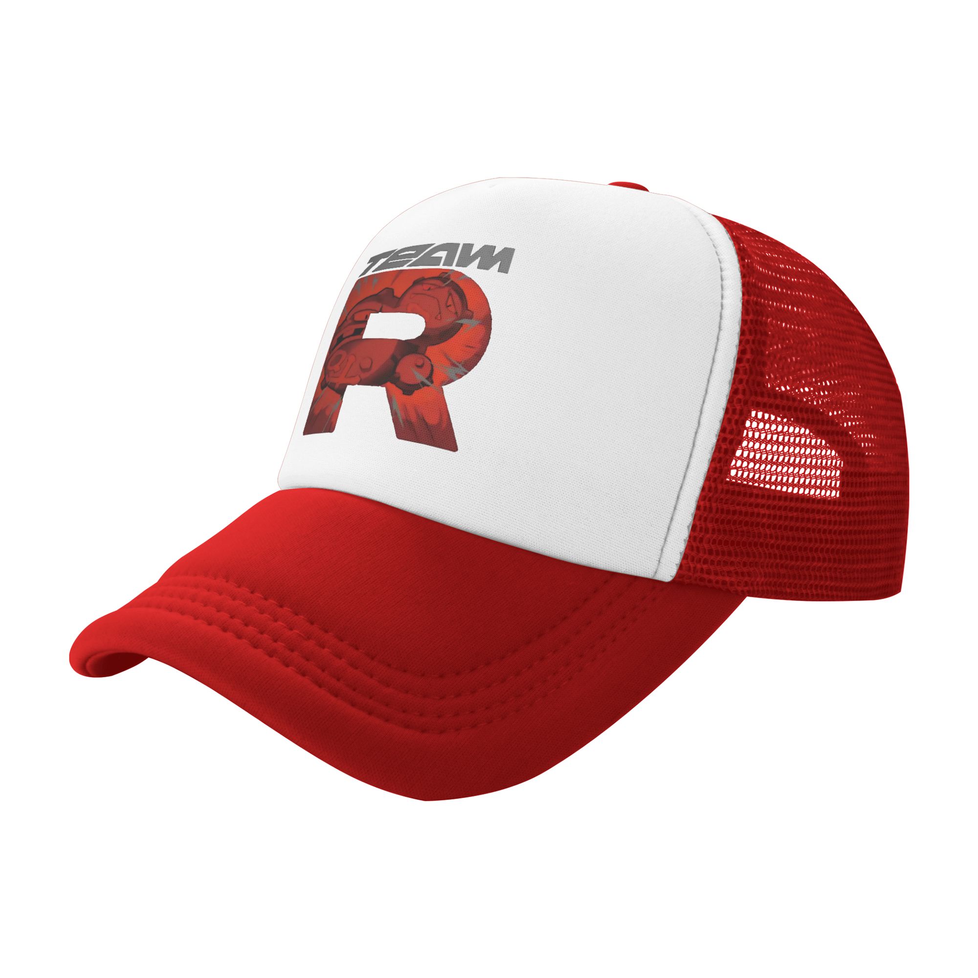 team rocket logo letter R POKE - Trucker Cap Mesh review and price