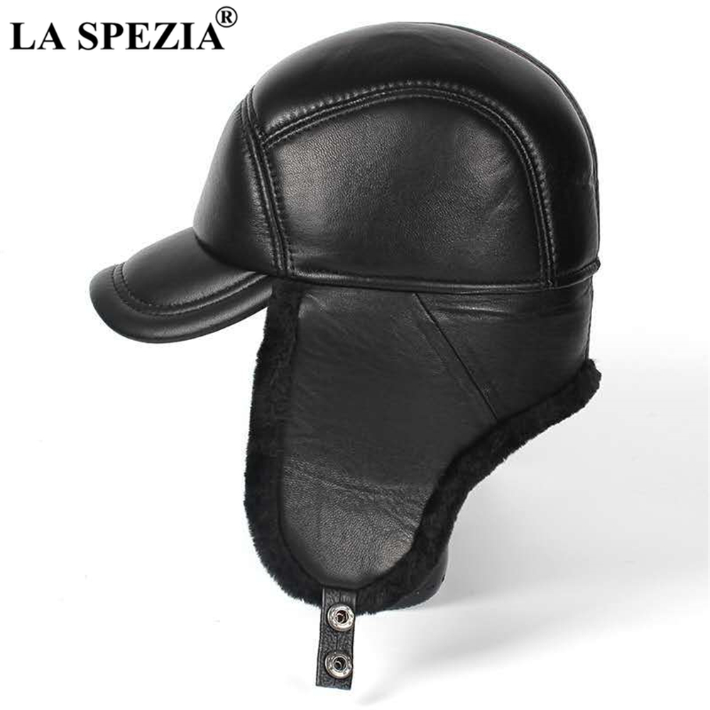 LA SPEZIA Winter Hat Men Genui - Winter Trapper Hat review and price