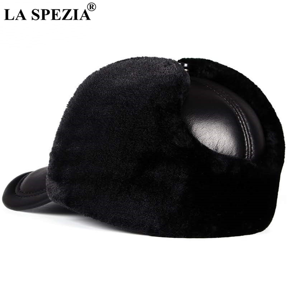 LA SPEZIA Winter Hat Men Genui - Winter Trapper Hat review and price