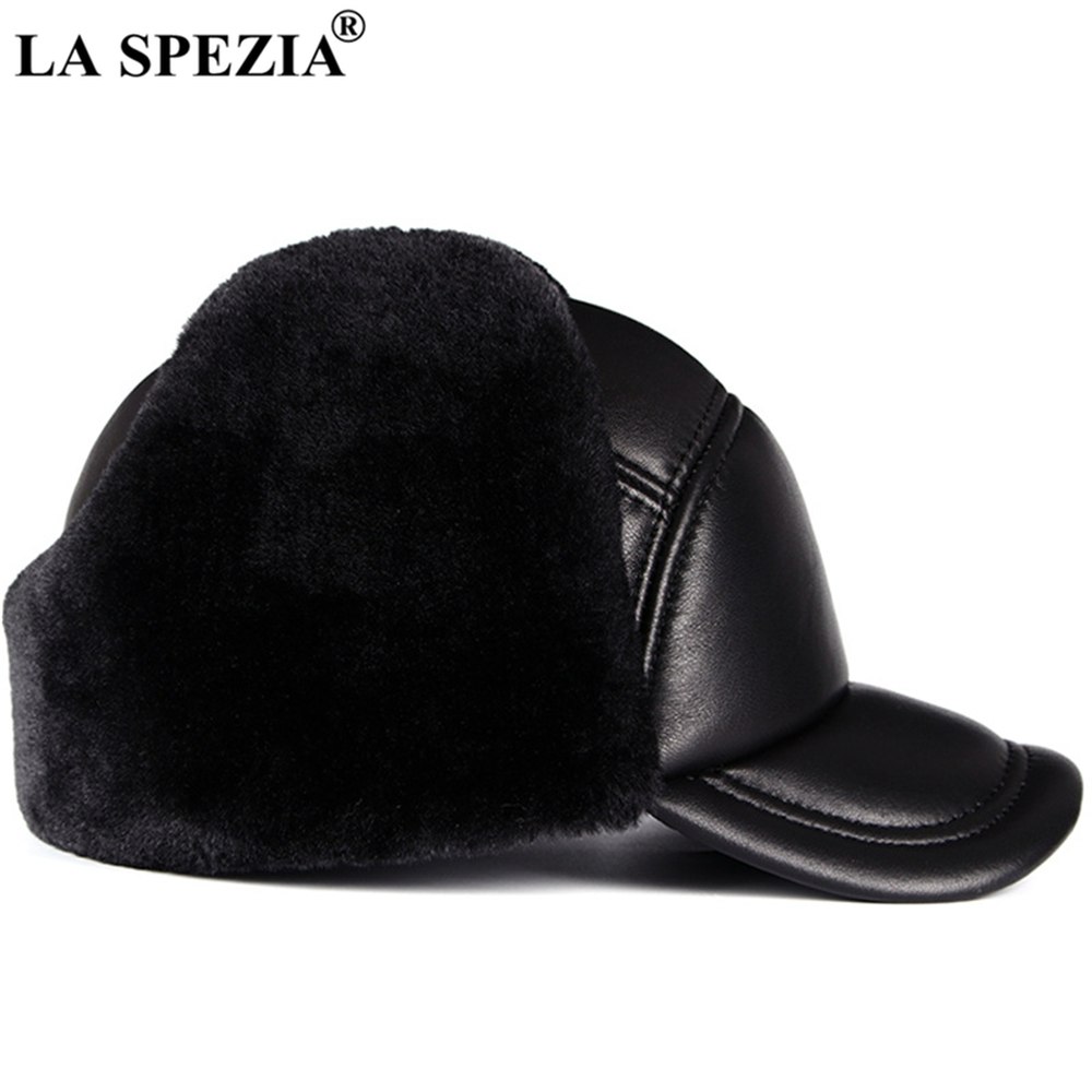 LA SPEZIA Winter Hat Men Genui - Winter Trapper Hat review and price