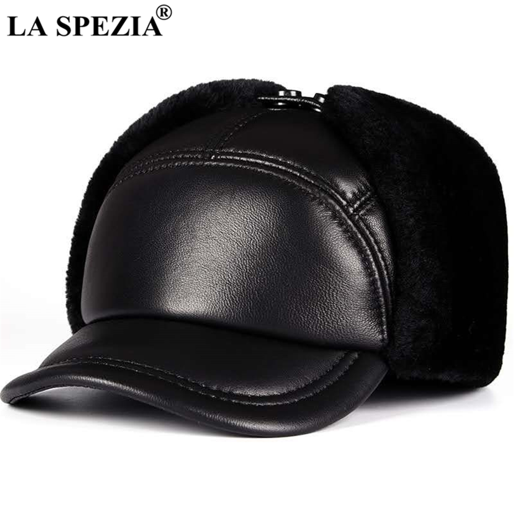 LA SPEZIA Winter Hat Men Genui - Winter Trapper Hat review and price