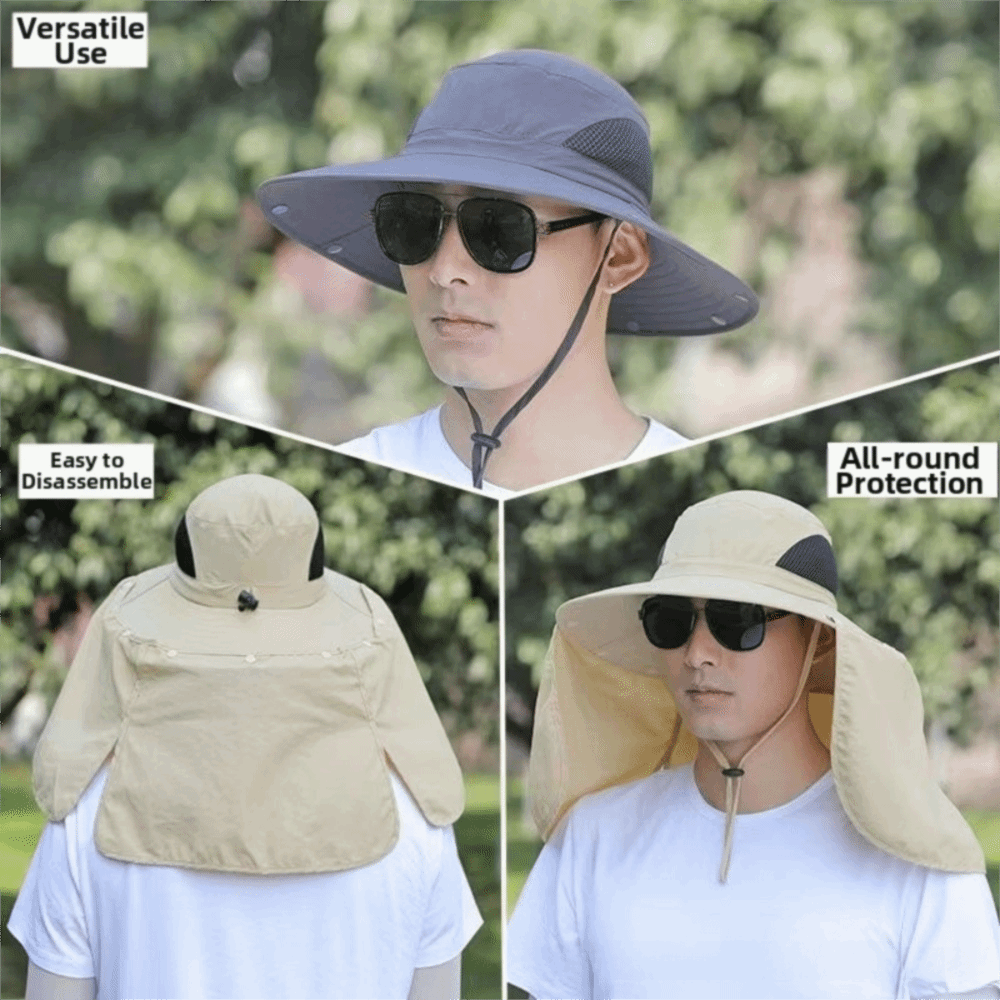 Fashion Cloth Men Sun Hat Big  - Bucket Hat Cotton review and price