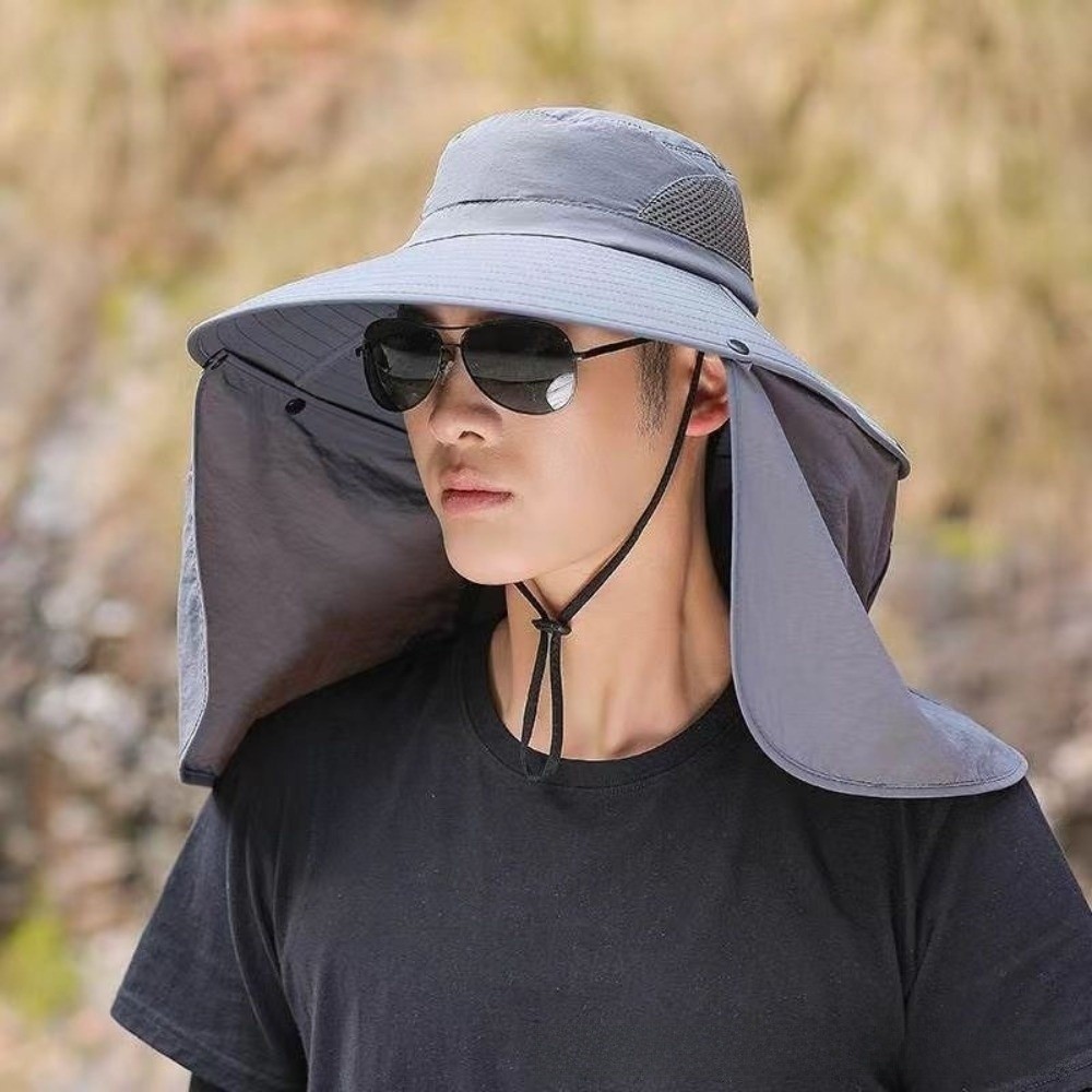 Fashion Cloth Men Sun Hat Big  - Bucket Hat Cotton review and price