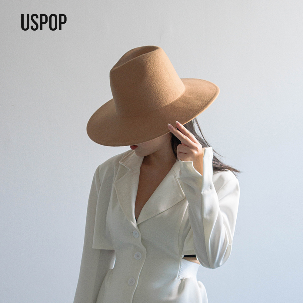 USPOP Autumn Winter Fashion Pl - Fedora Hat Wool review and price