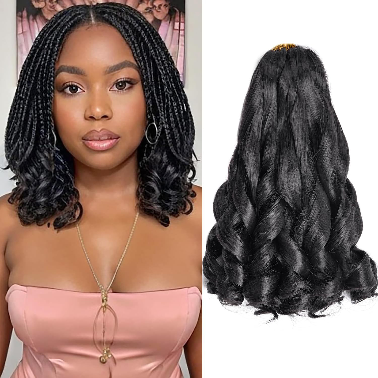 French Curly Braiding Hair 12/ - Beret French Wool review and price
