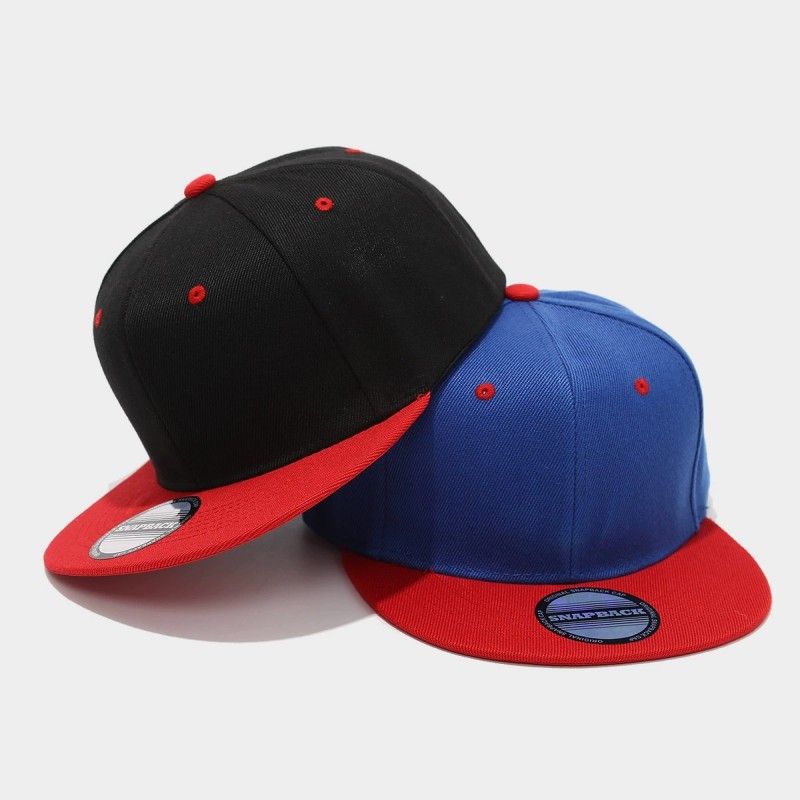 Two-Tone Color-Blocking Hip-Ho - Snapback Hat Flat review and price