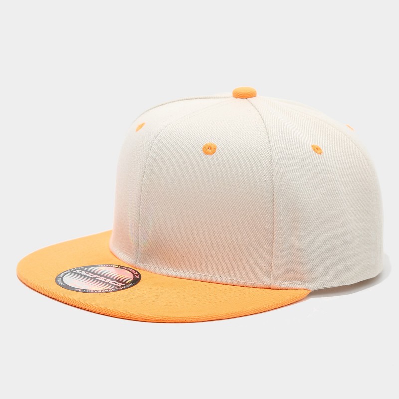 Two-Tone Color-Blocking Hip-Ho - Snapback Hat Flat review and price