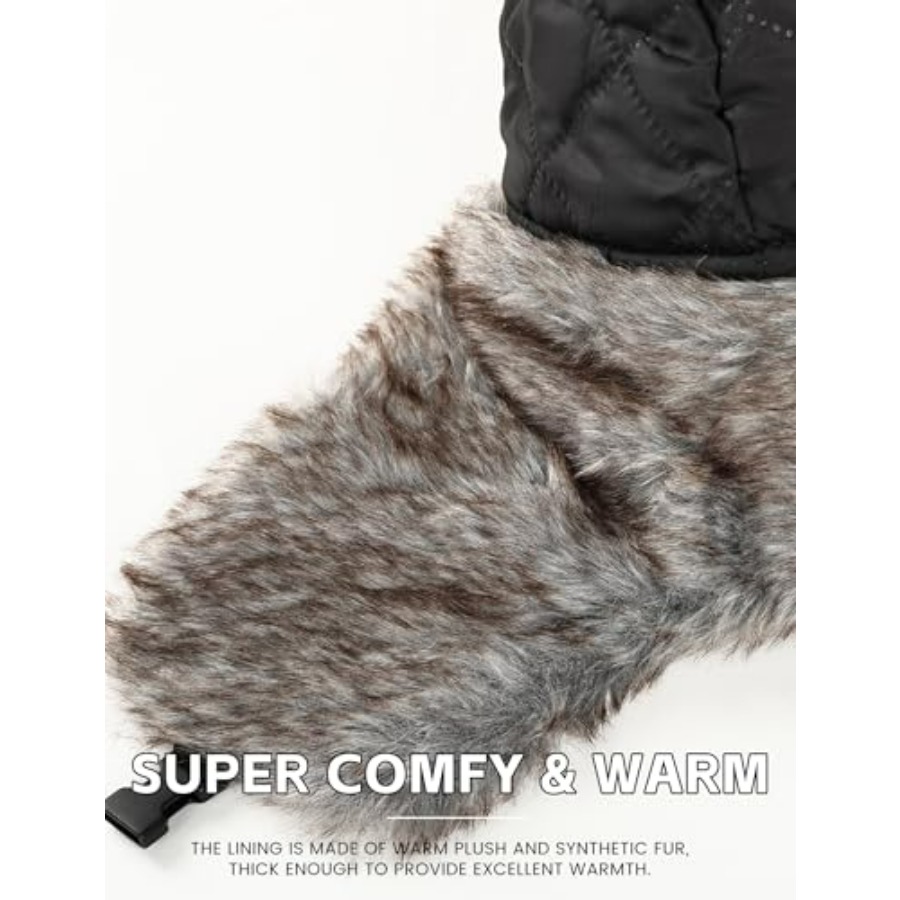 Buauty Fur Trapper Hat for Men - Trapper Hat Ear Flap review and price