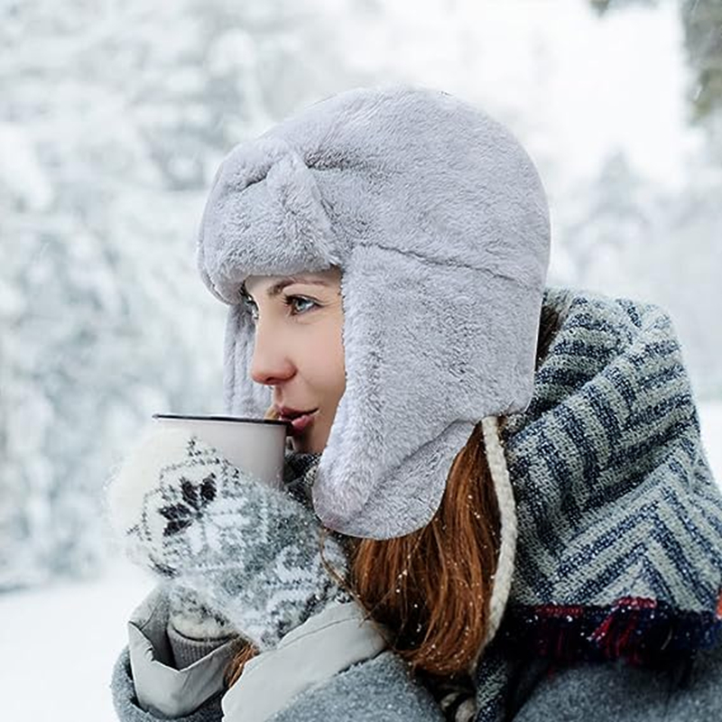 New Winter Warm Thick Plush Bo - Trapper Hat Ear Flap review and price