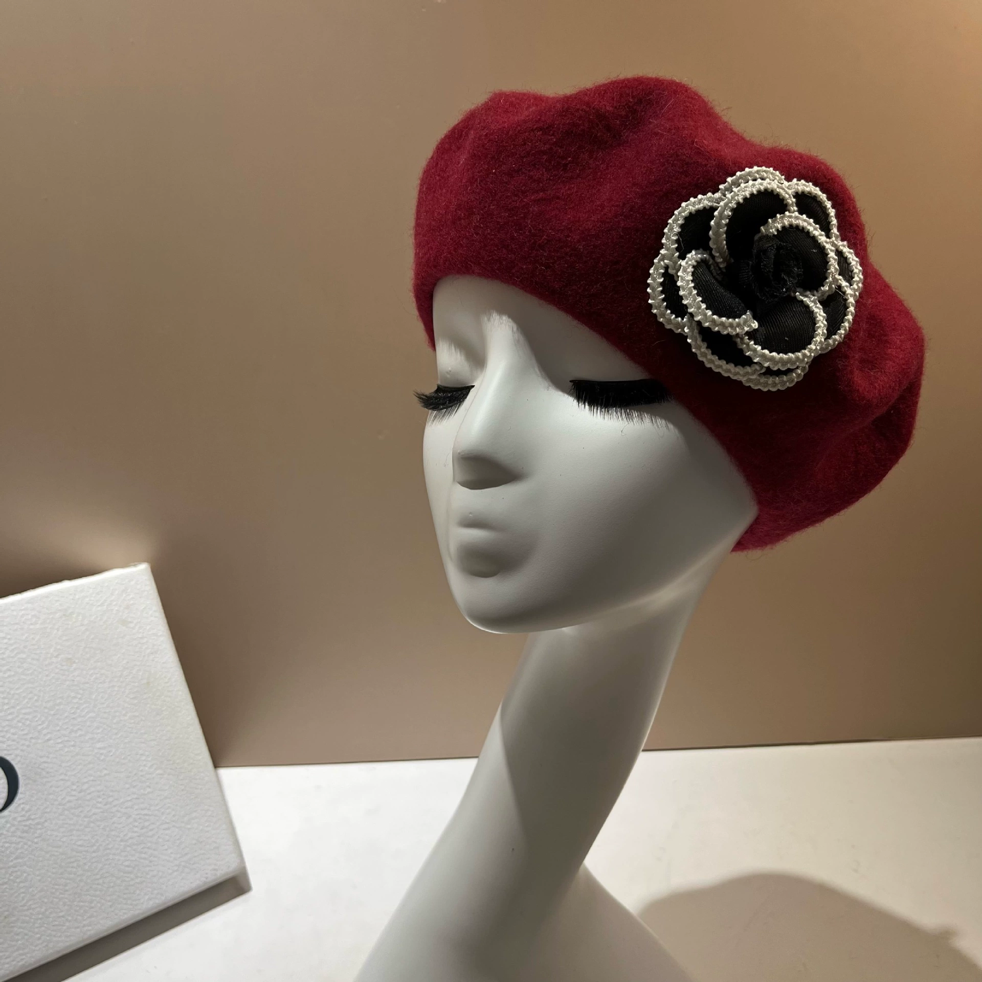 Camellia accessories 2025 autu - Beret French Wool review and price