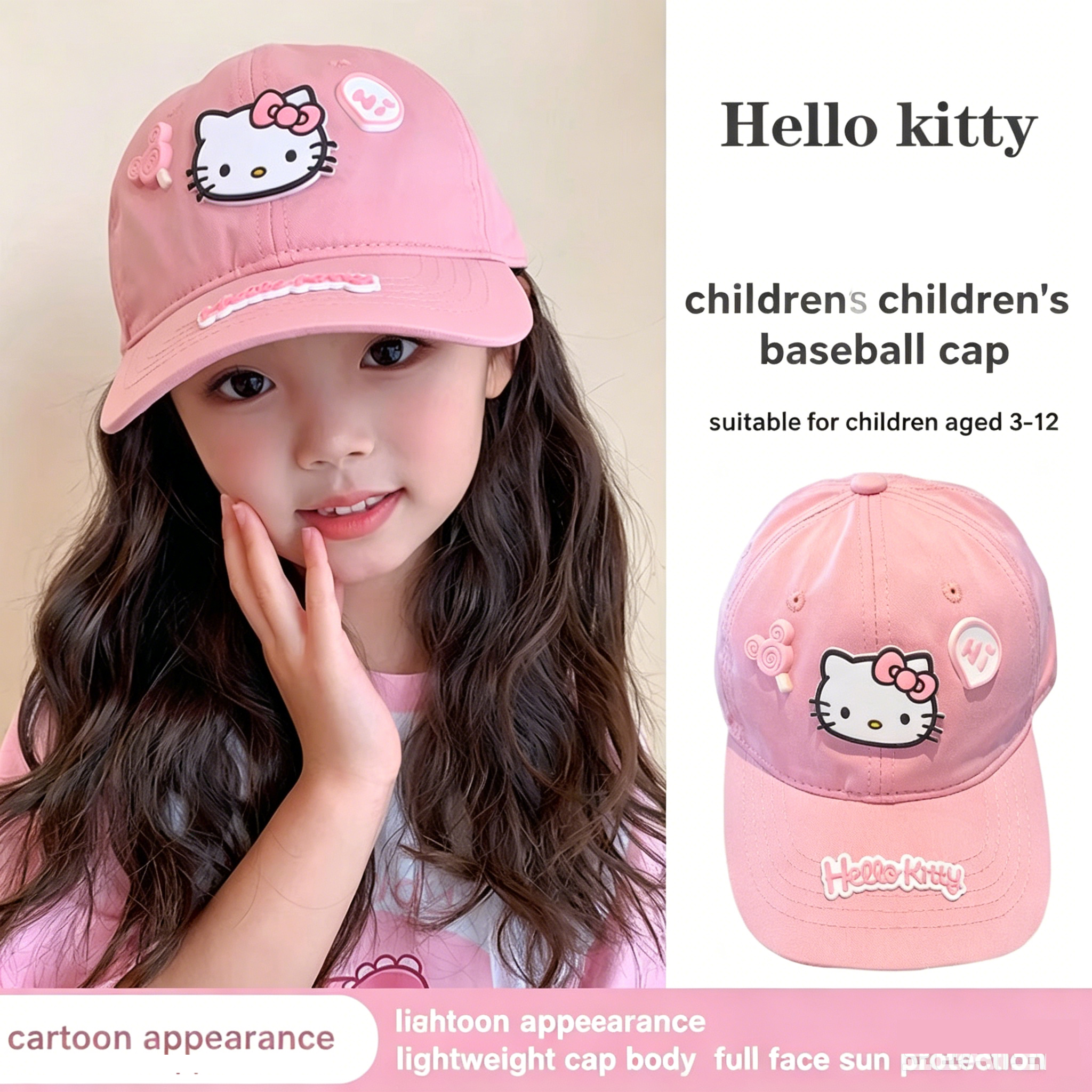 Hello Kitty Baseball Cap for T - Sun Hat Wide Brim review and price