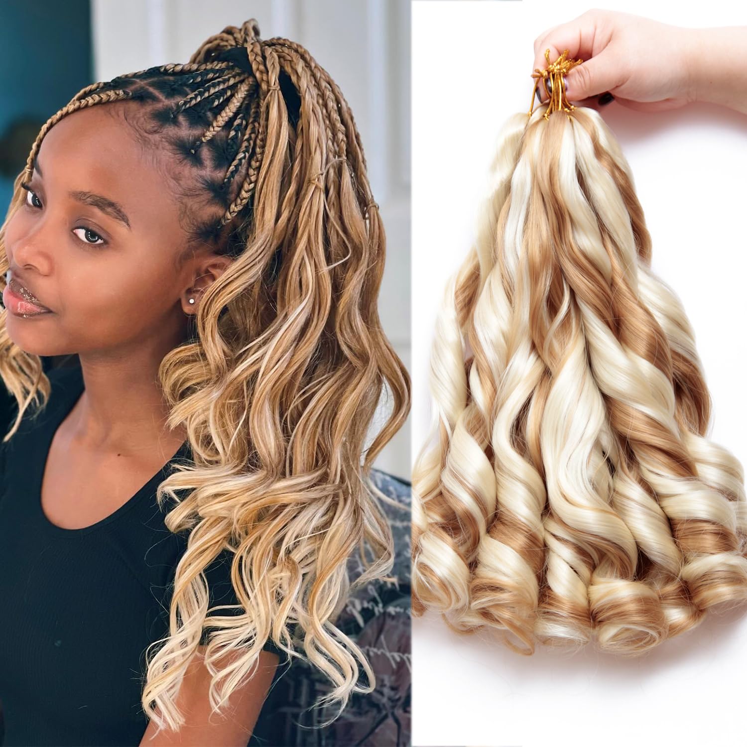 French Curly Braiding Hair 8 P - Beret French Wool review and price
