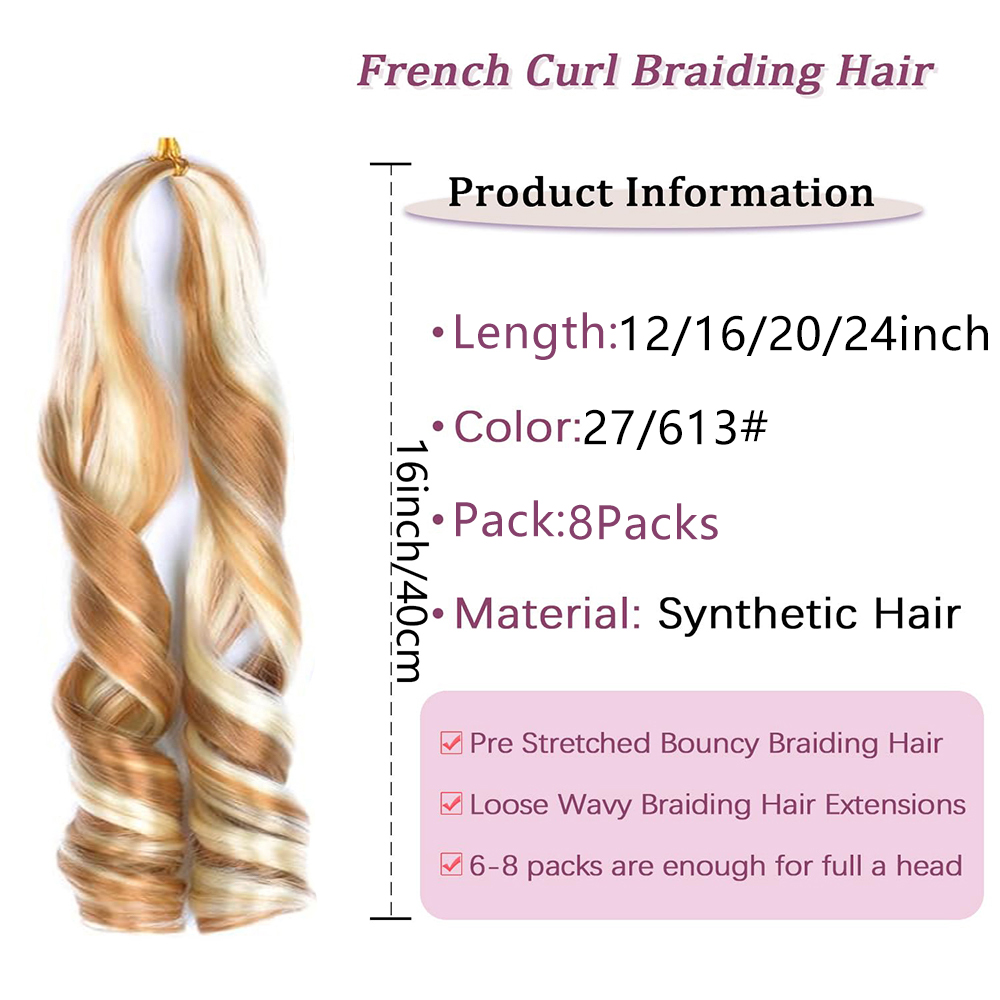 French Curly Braiding Hair 8 P - Beret French Wool review and price