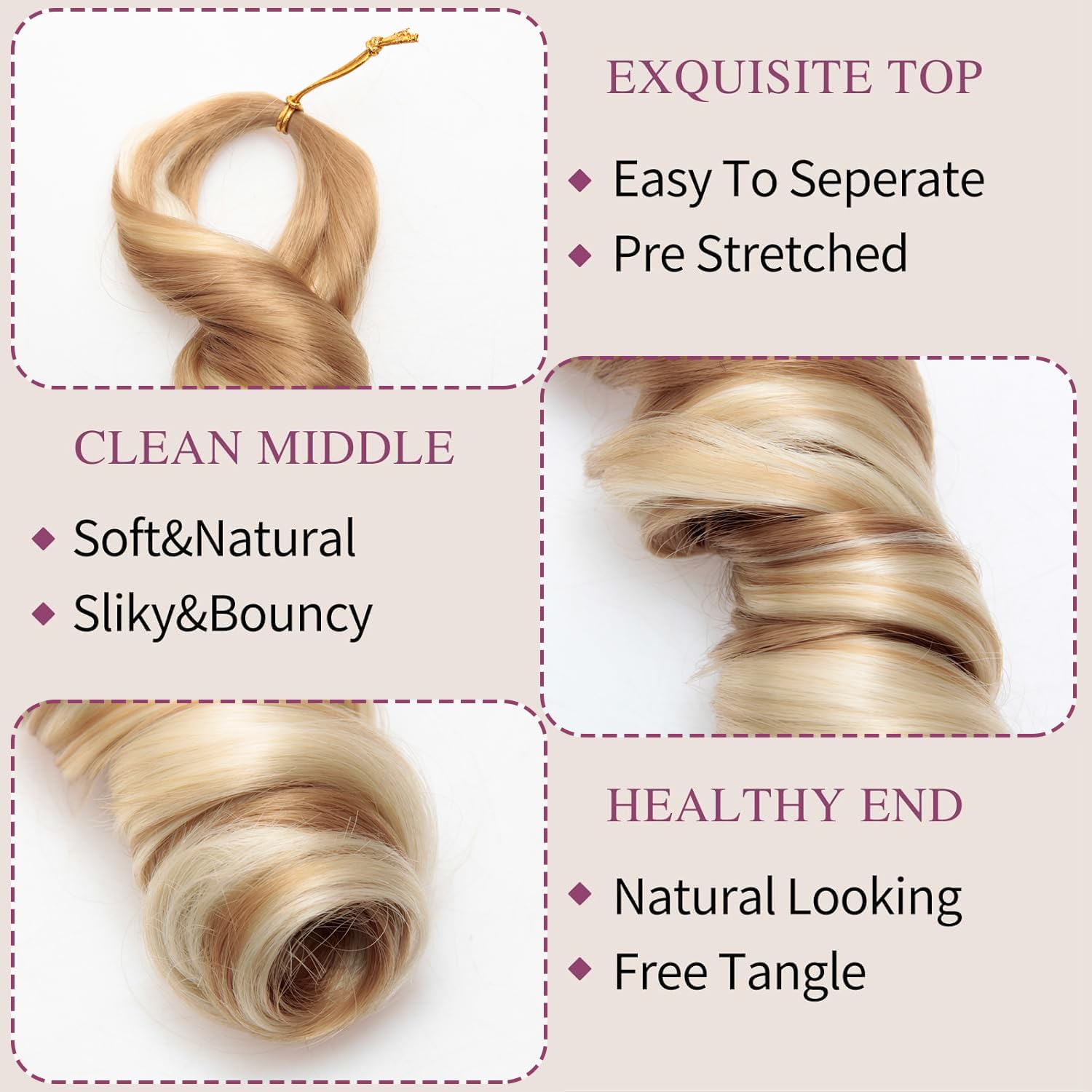 French Curly Braiding Hair 8 P - Beret French Wool review and price
