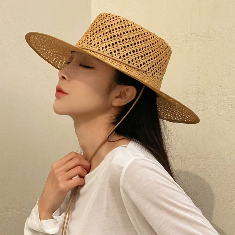 New Hand Woven Hollow Circular - Cowboy Hat Straw review and price