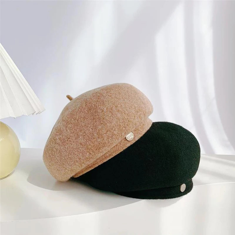 Women French Art Retro Wool Fe - Beret French Wool review and price