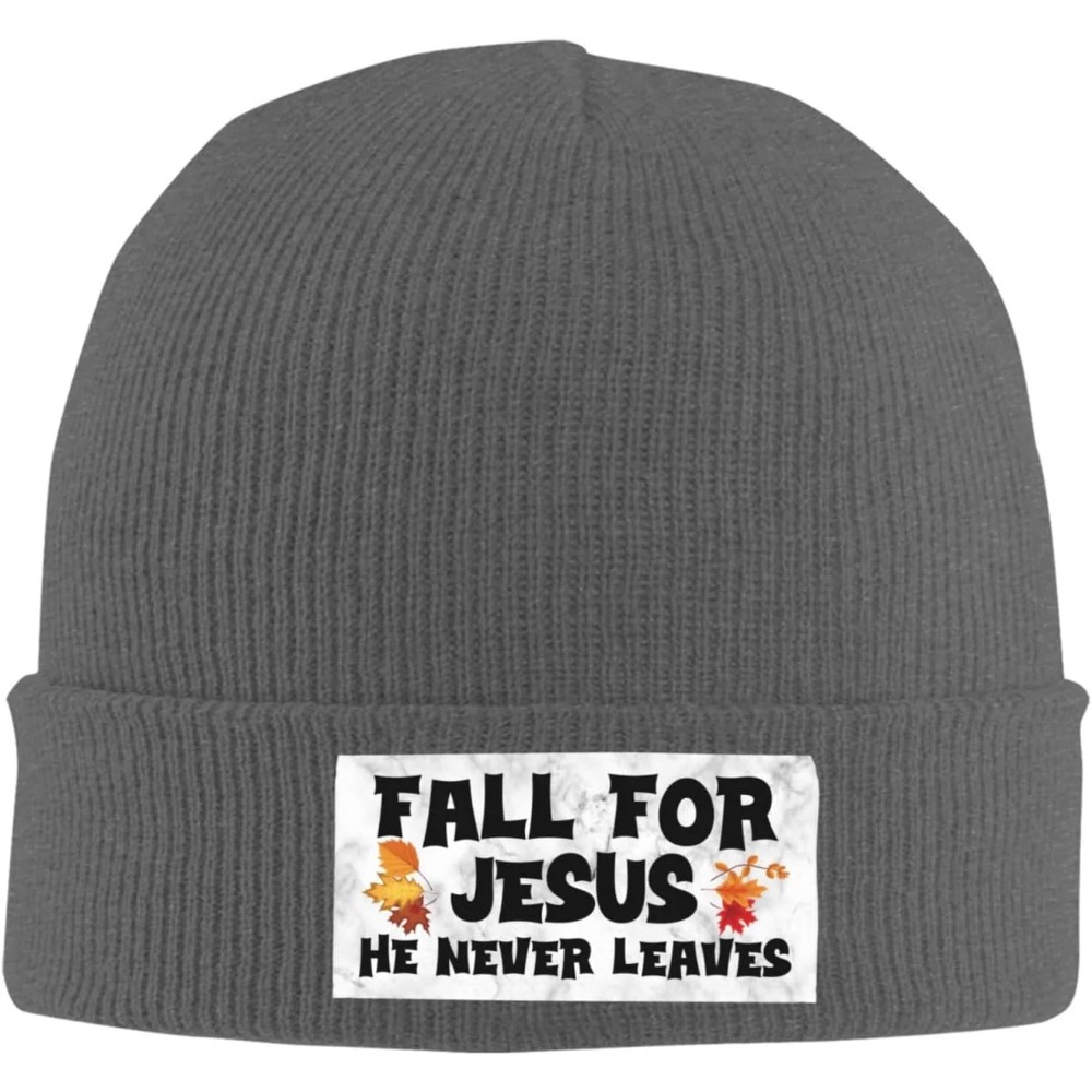 Fall For Jesus He Never Leaves - Beanie Cuffed Knit review and price