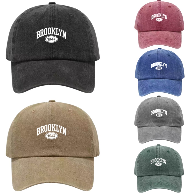 Brooklyn 1947 Printed Washed C - Golf Cap Dad review and price