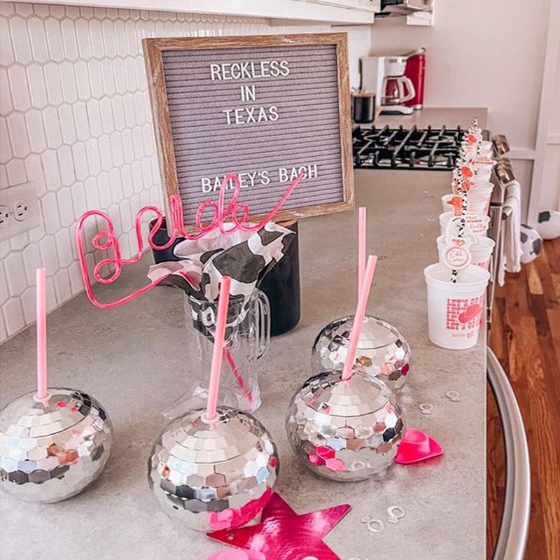 Disco Ball Cups Cowboy hat Dis - Cowboy Hat Straw review and price