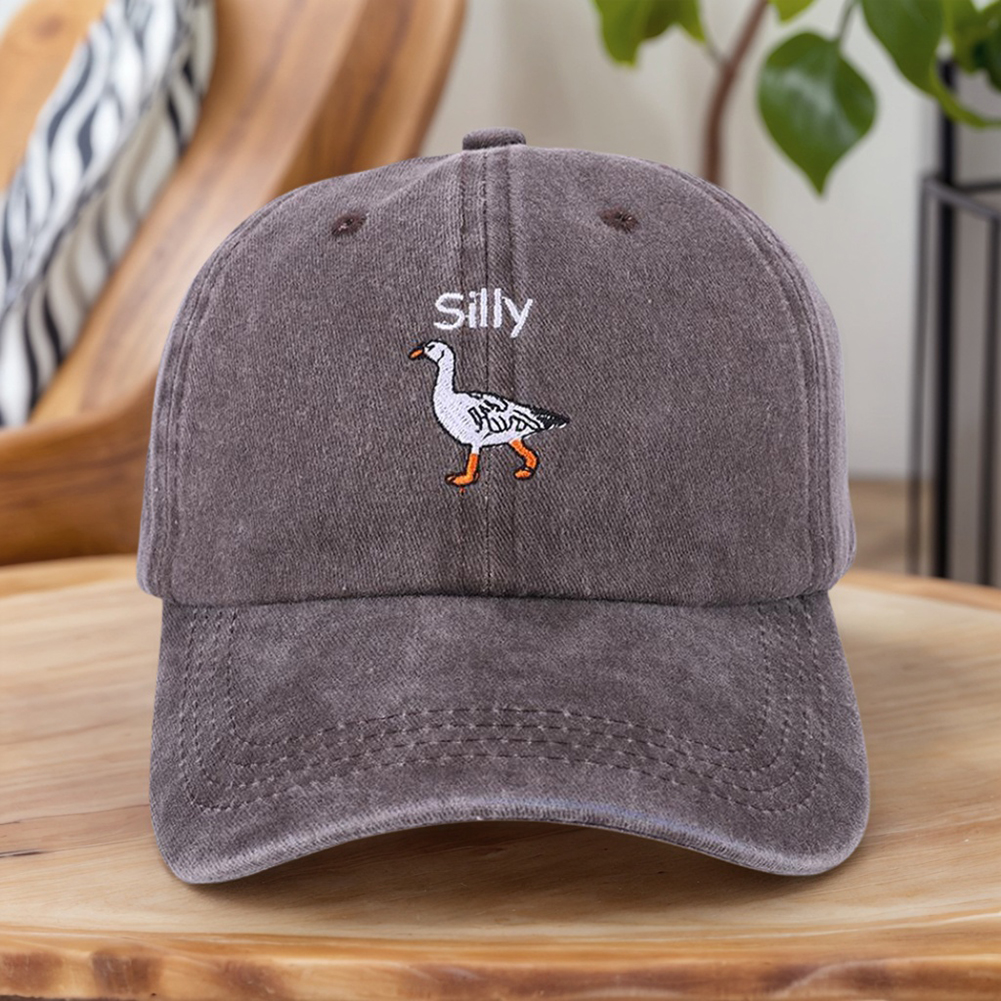 Funny Embroidered Silly Goose  - Dad Hat Cotton review and price