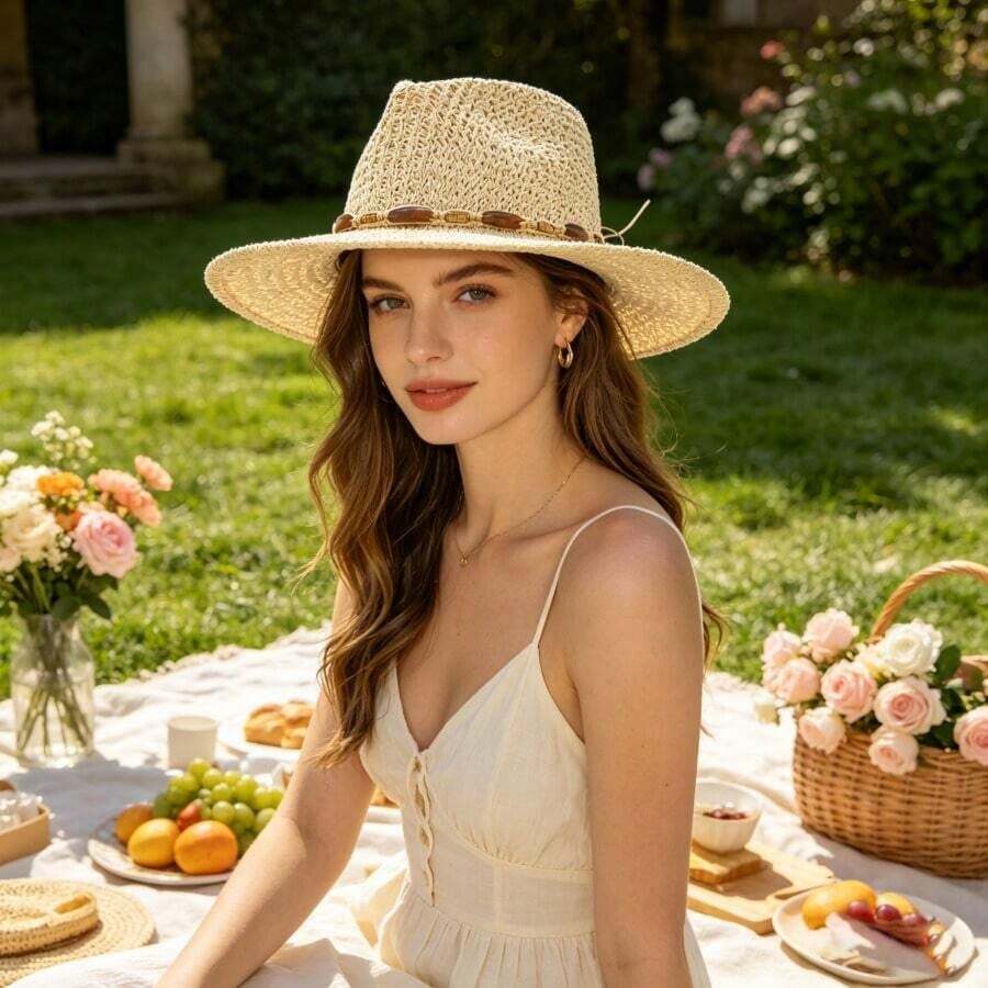 Wide Brim Straw Hat For Women  - Sun Hat Wide Brim review and price