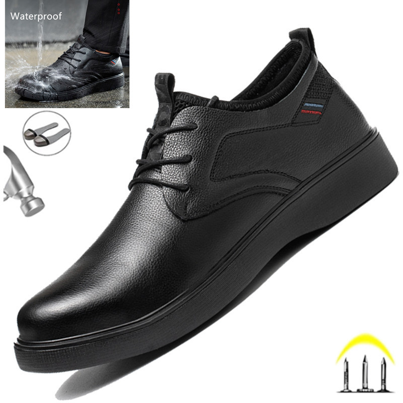 Men Genuine Leather Formal Sho - Snapback Hat Flat review and price