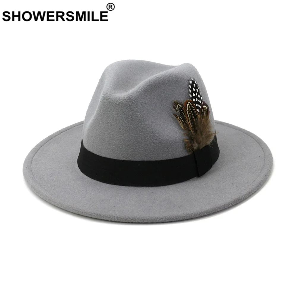 SHOWERSMILE Royal Blue Women M - Fedora Hat Wool review and price