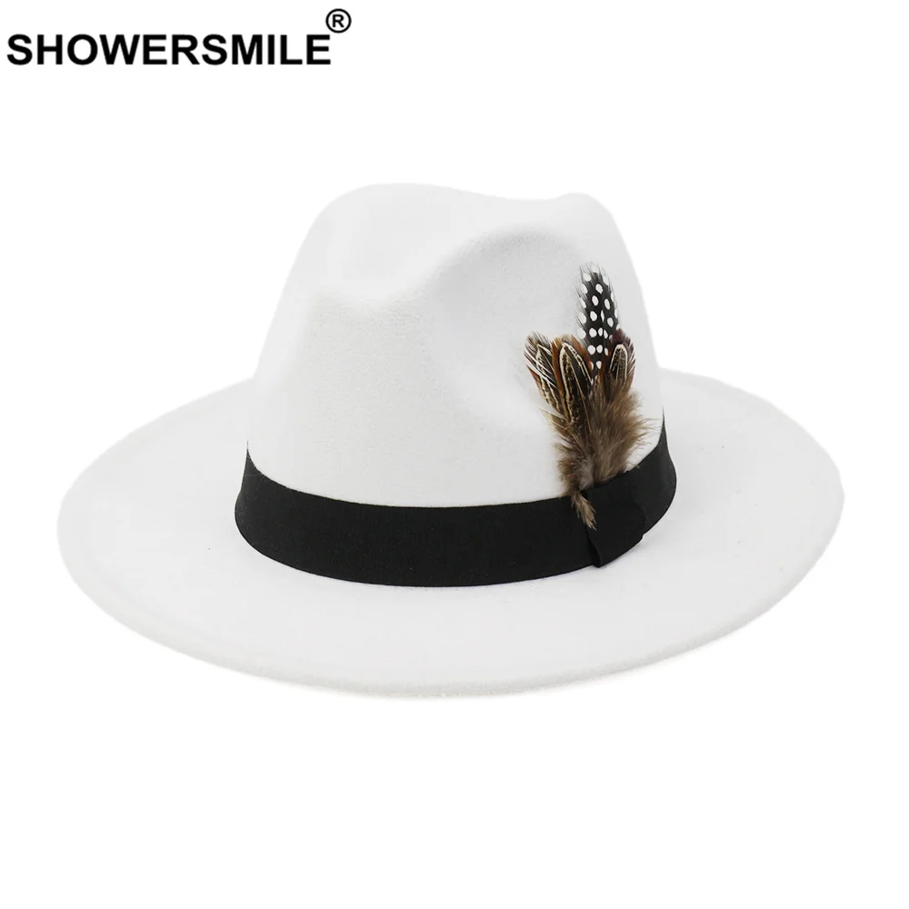 SHOWERSMILE Royal Blue Women M - Fedora Hat Wool review and price