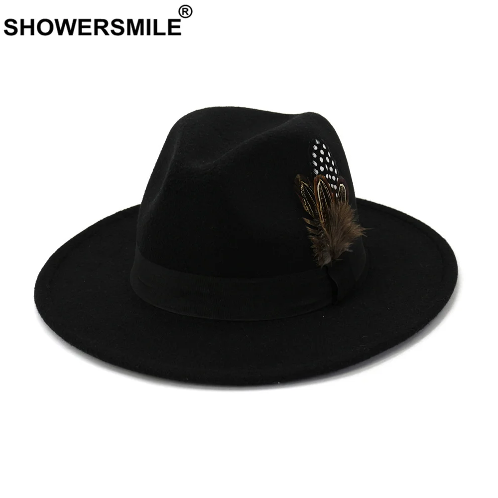 SHOWERSMILE Royal Blue Women M - Fedora Hat Wool review and price