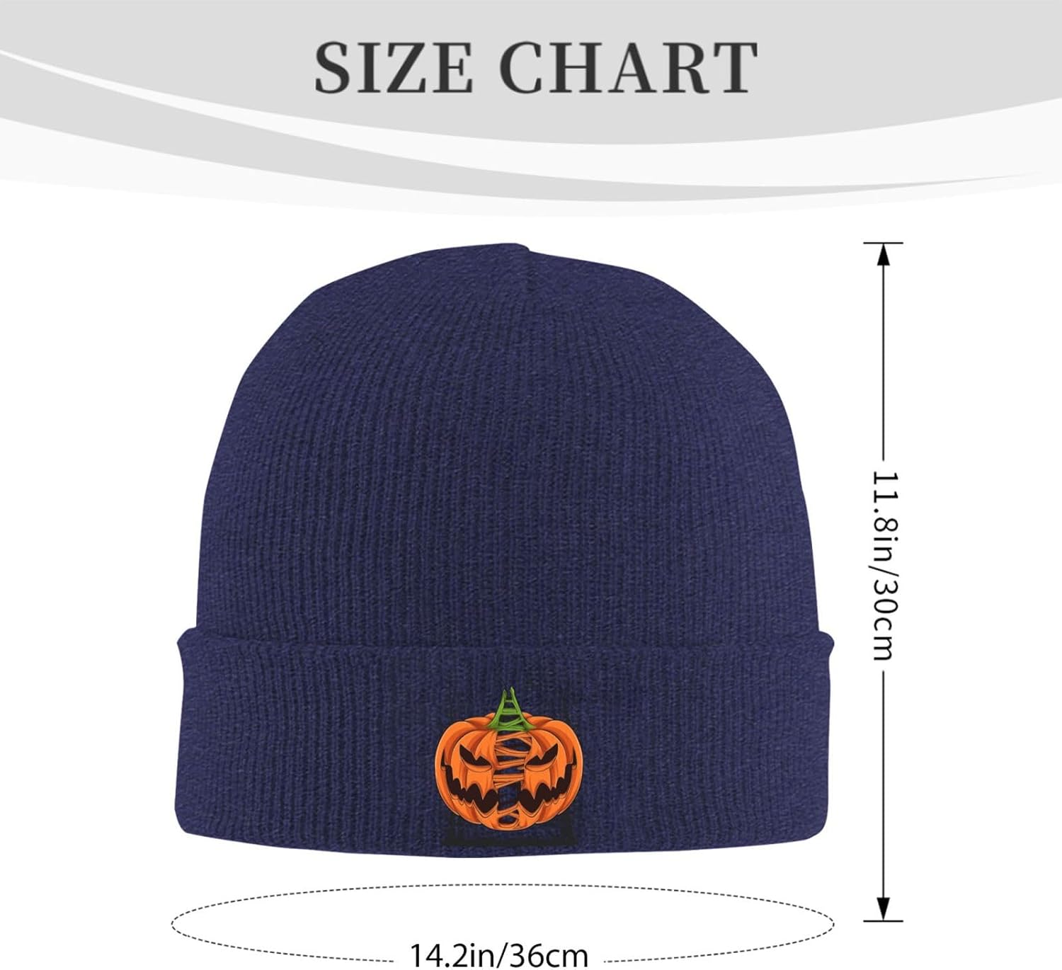 Scary Halloween Pumpkins with  - Beanie Cuffed Knit review and price