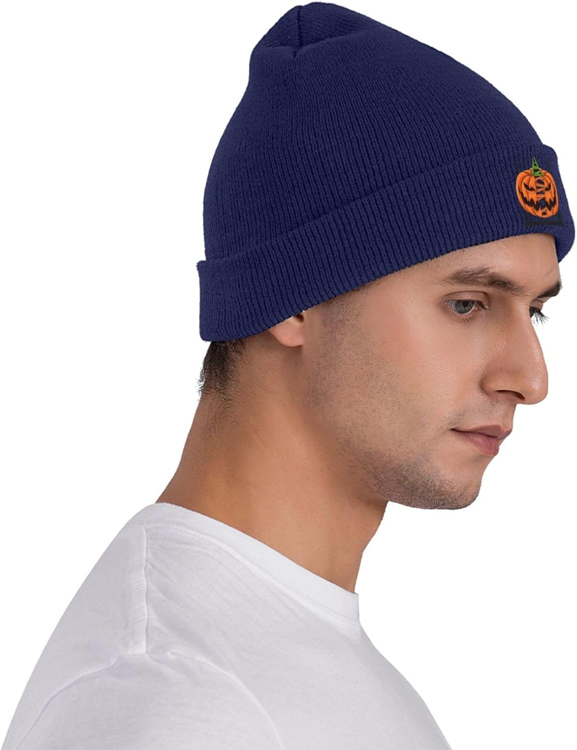 Scary Halloween Pumpkins with  - Beanie Cuffed Knit review and price