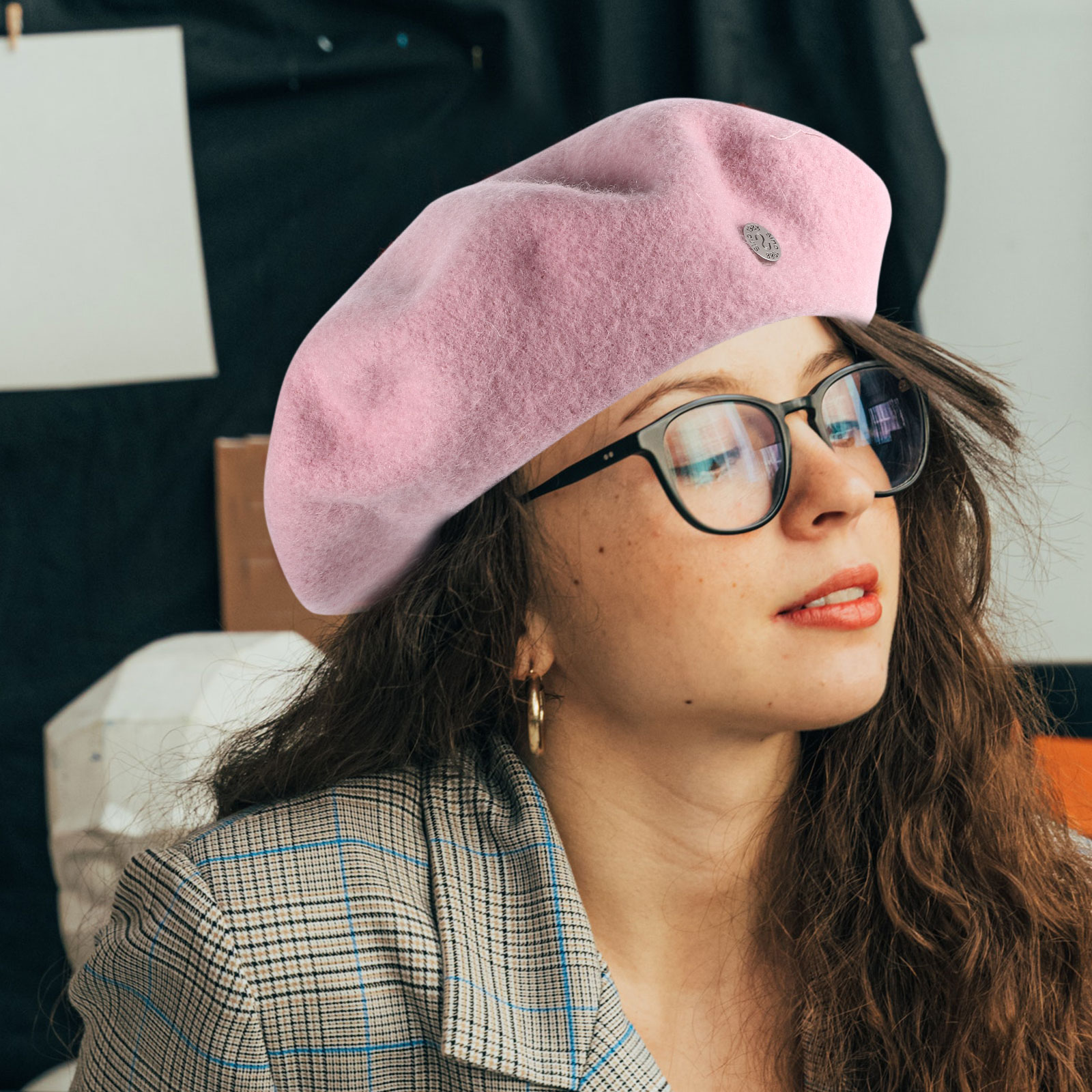 Wool Beret Hat For Women Fashi - Beret French Wool review and price