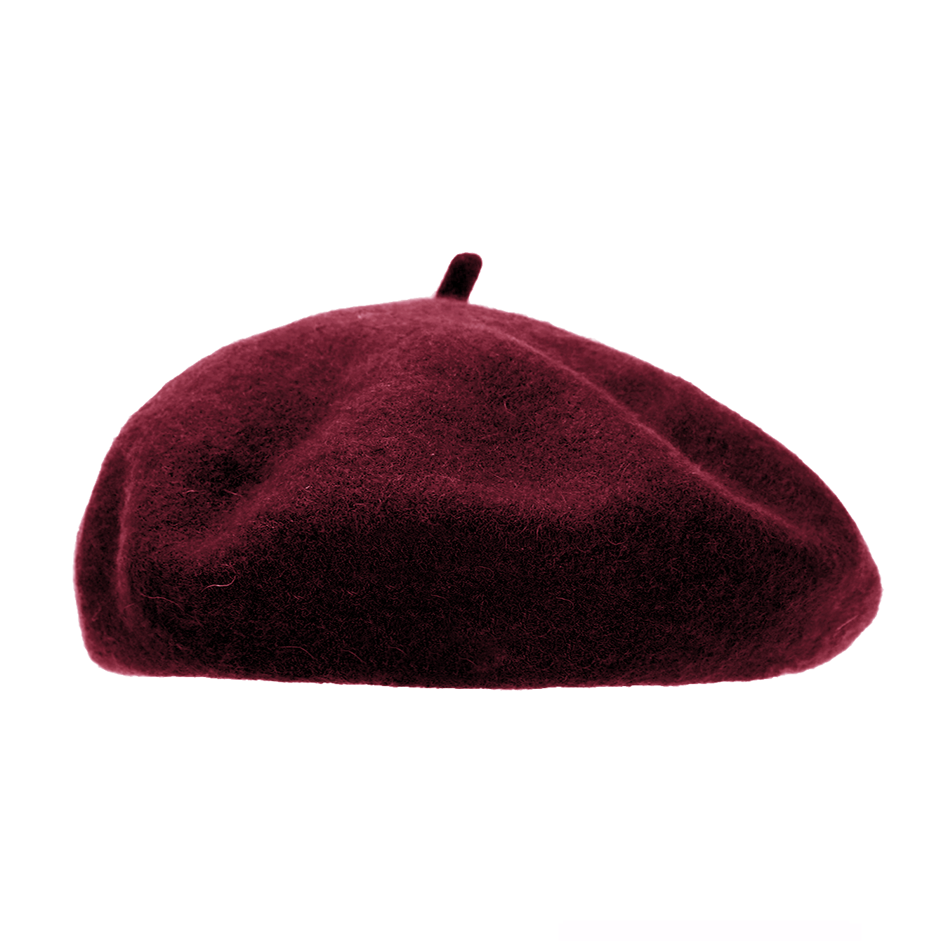 A solid-color wool beret for w - Beret French Wool review and price