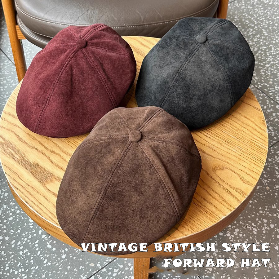 Vintage Suede Newsboy Cap Men  - Newsboy Cap Ivy review and price