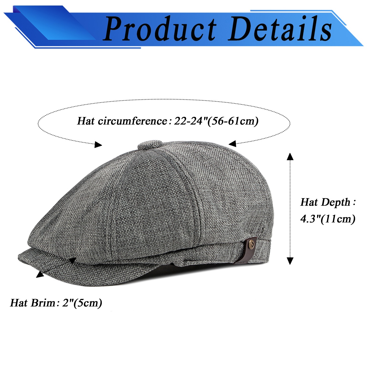 Men Classic 8 Panel Newsboy Ga - Newsboy Cap Ivy review and price