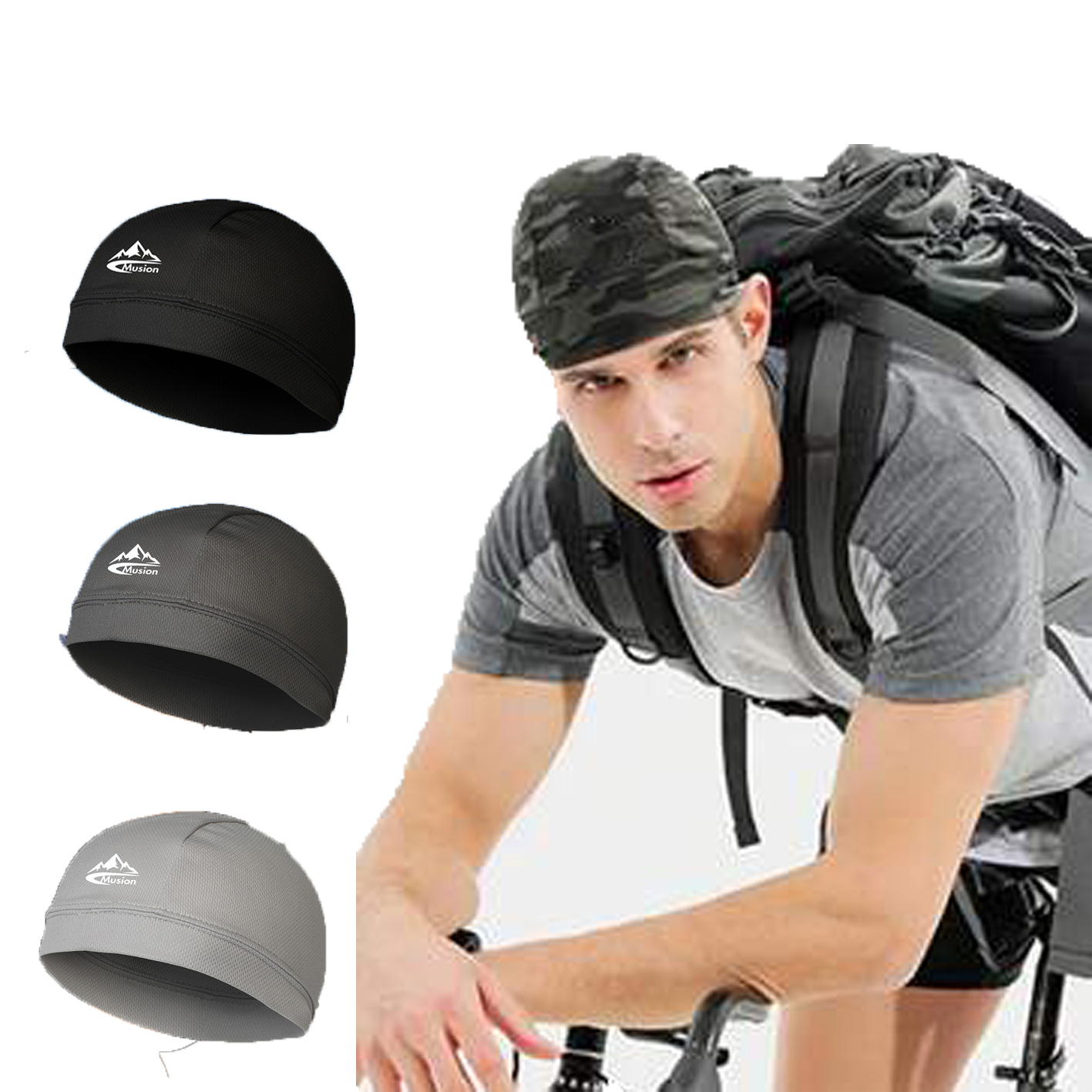 Musion Beanie Cap Bonnet for M - Skull Cap Helmet Liner review and price