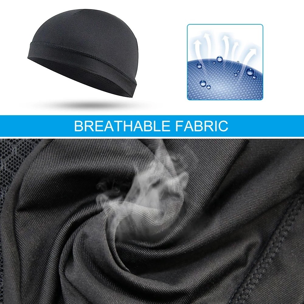 1PC Cooling Skull Cap For Men  - Skull Cap Helmet Liner review and price
