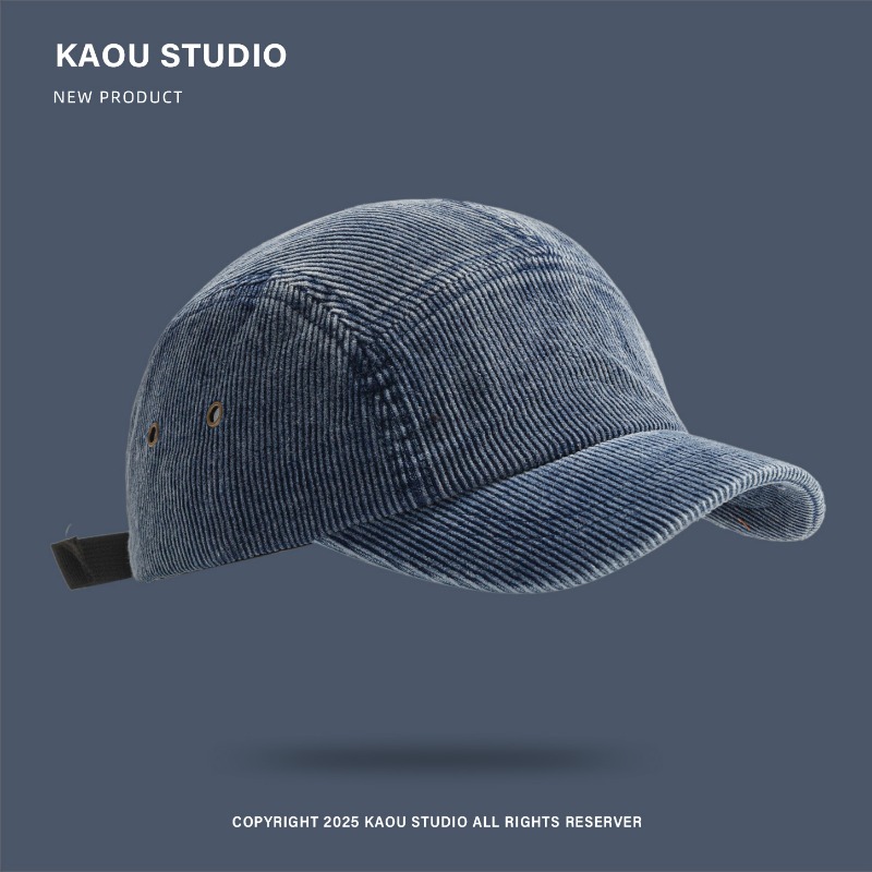 Japanese Retro Solid Color Cor - Corduroy Cap 5 Panel review and price