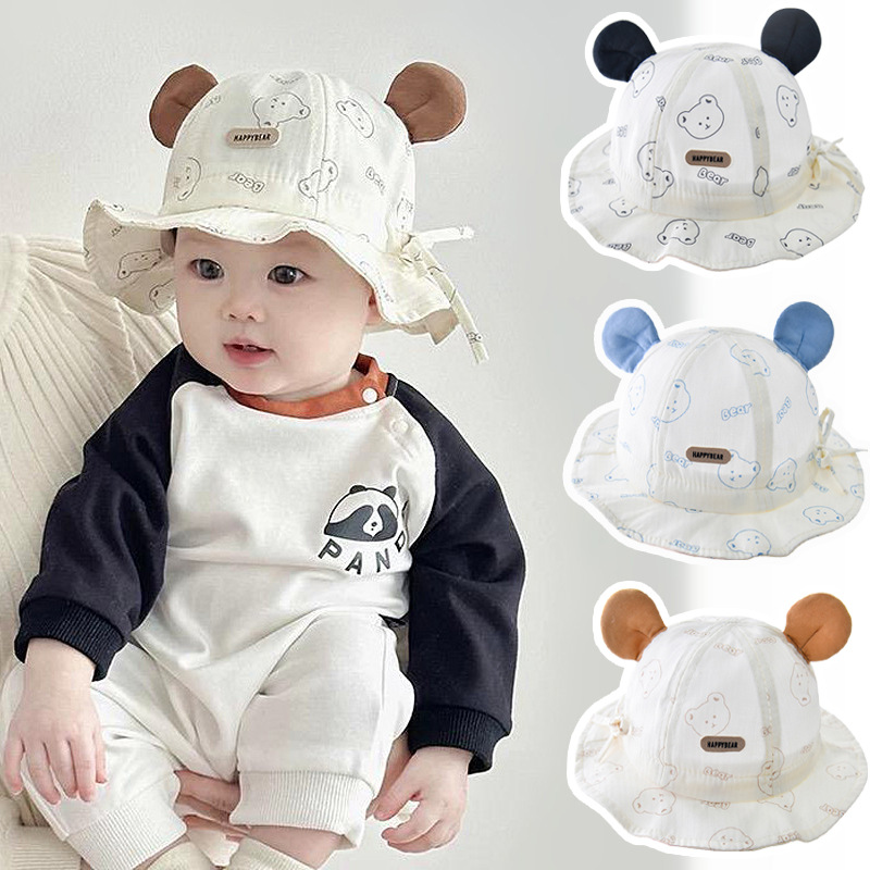 Cartoon Baby Fisherman Hat Cut - Bucket Hat Cotton review and price