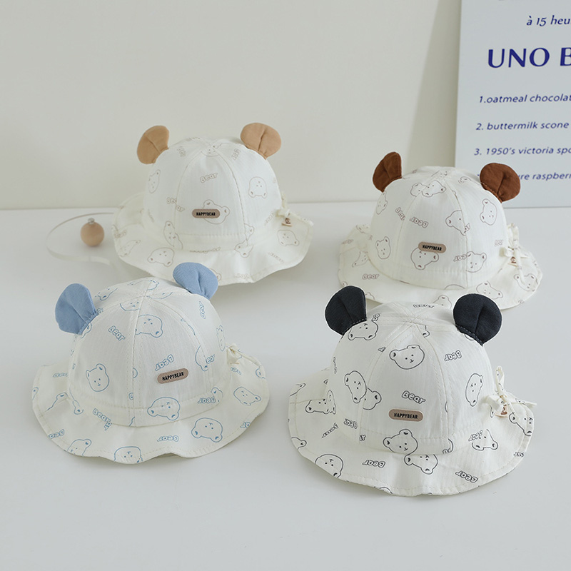 Cartoon Baby Fisherman Hat Cut - Bucket Hat Cotton review and price