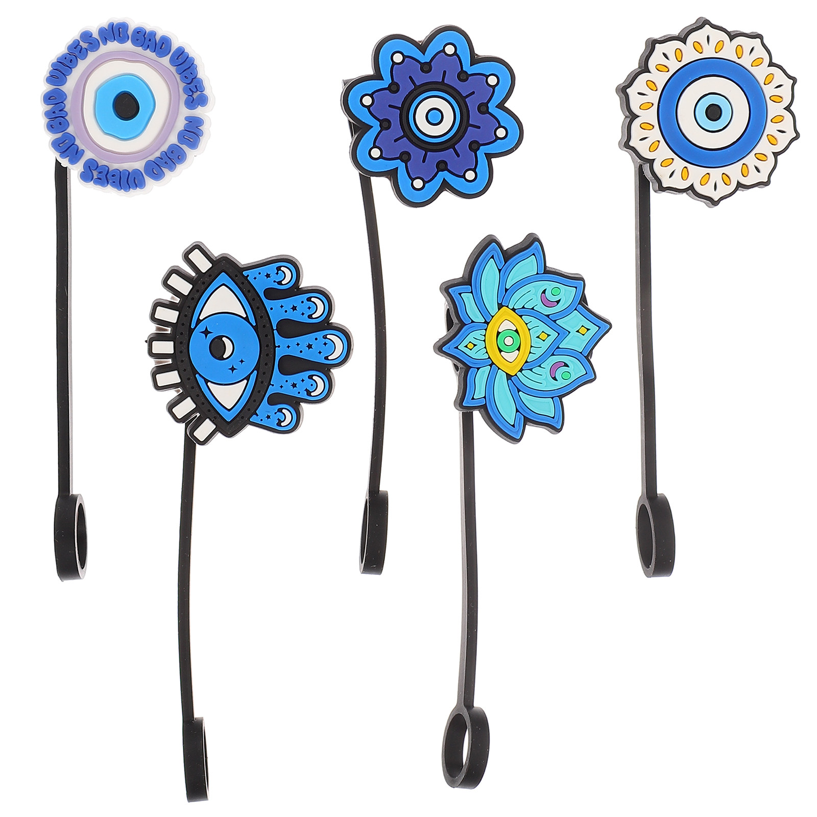 5pcs Silicone Straw Covers Cow - Cowboy Hat Straw review and price