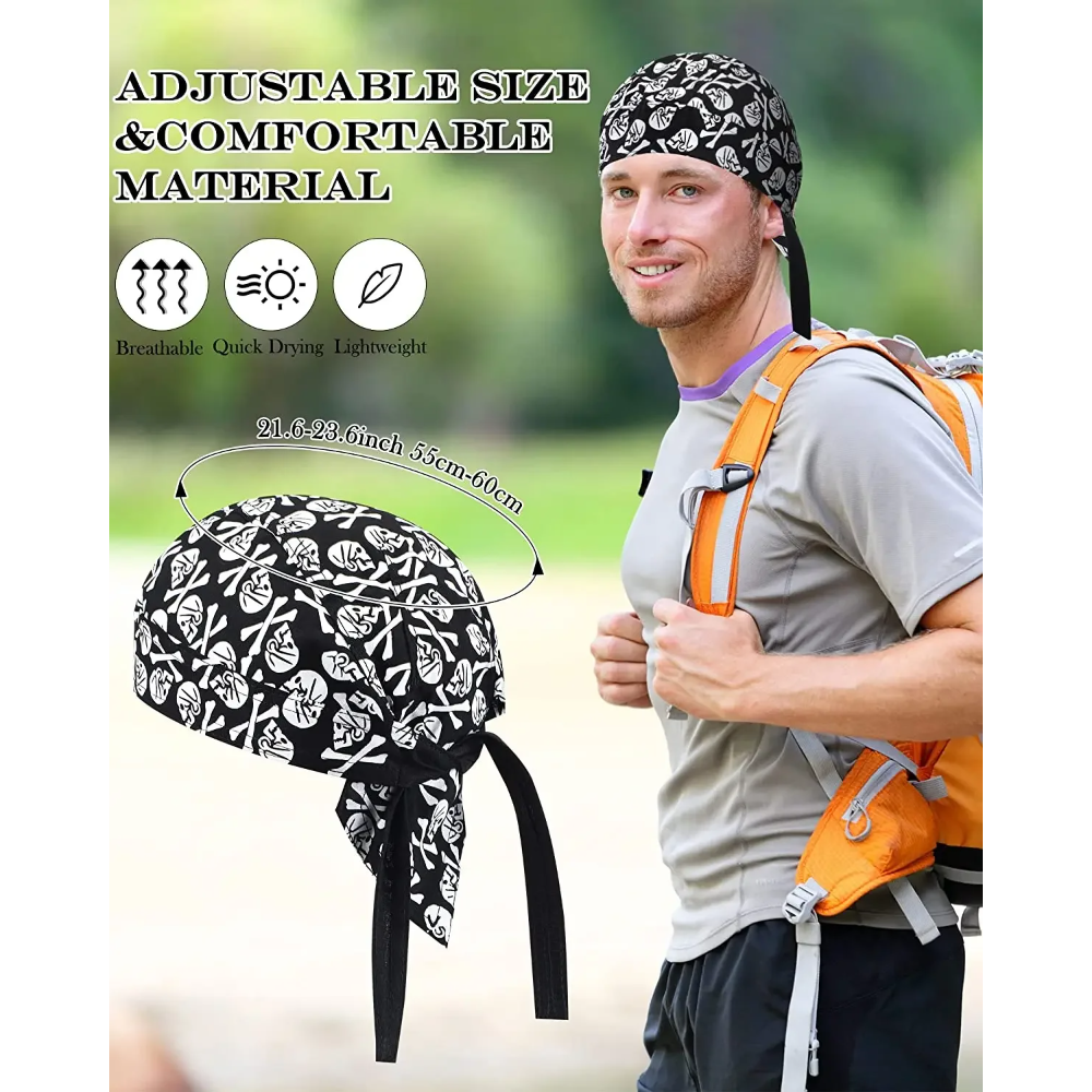 1pc Cycling Skull Pirate Cap H - Skull Cap Helmet Liner review and price