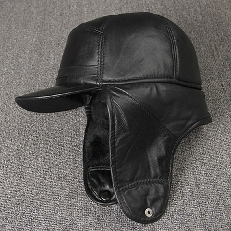 SILOQIN Men's Genuine Leather  - Winter Trapper Hat review and price