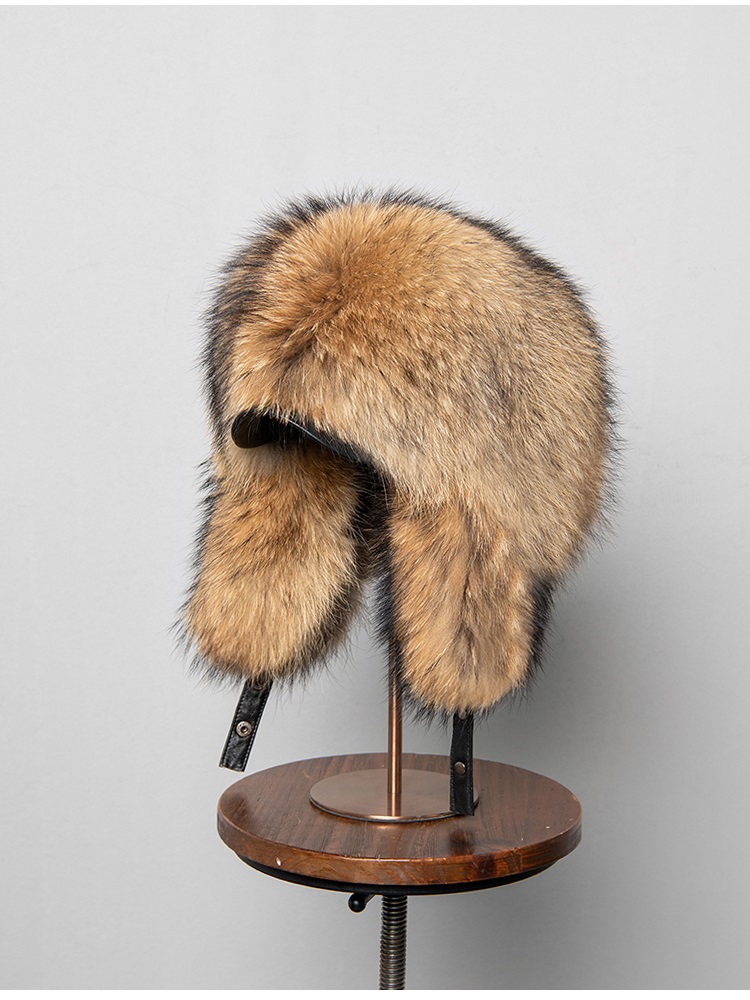 100% Real Fox Fur Hats Women's - Trapper Hat Ear Flap review and price