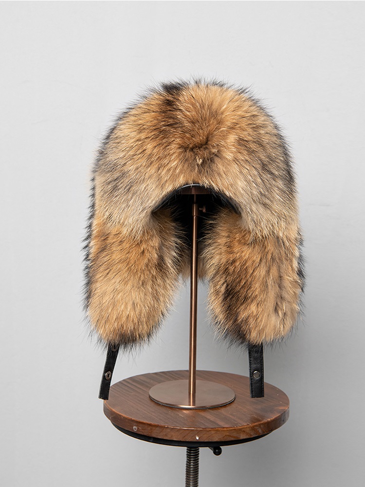 100% Real Fox Fur Hats Women's - Trapper Hat Ear Flap review and price